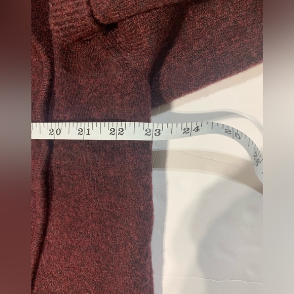 Loft burgundy cardigan sweater - Picture 8 of 8